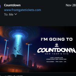 NEW  YEARS EVE COUNTDOWN