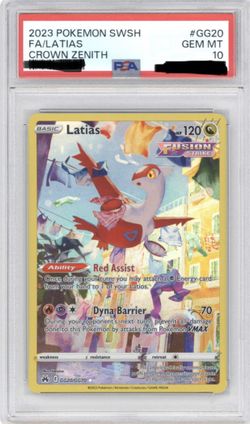 LATIAS PSA 10 CROWN ZENITH #GG20