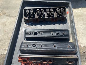 350 sbc 5.7 used heads from a running engine / cabezas dee motor 350 5.7