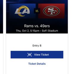 Rams Vs 49ers Thursday Night Football