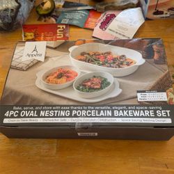 Vajilla De Porsena Para Horno y para Ensaladas 