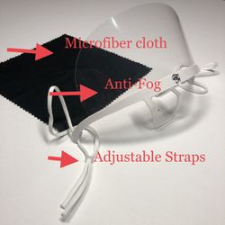 Transparent Face Mask 10pcs 