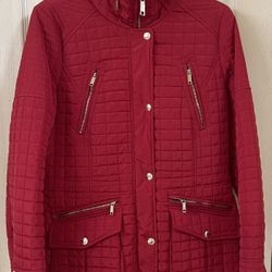 Michael Kors women’sQuilted Jacket/Coat Red Size M