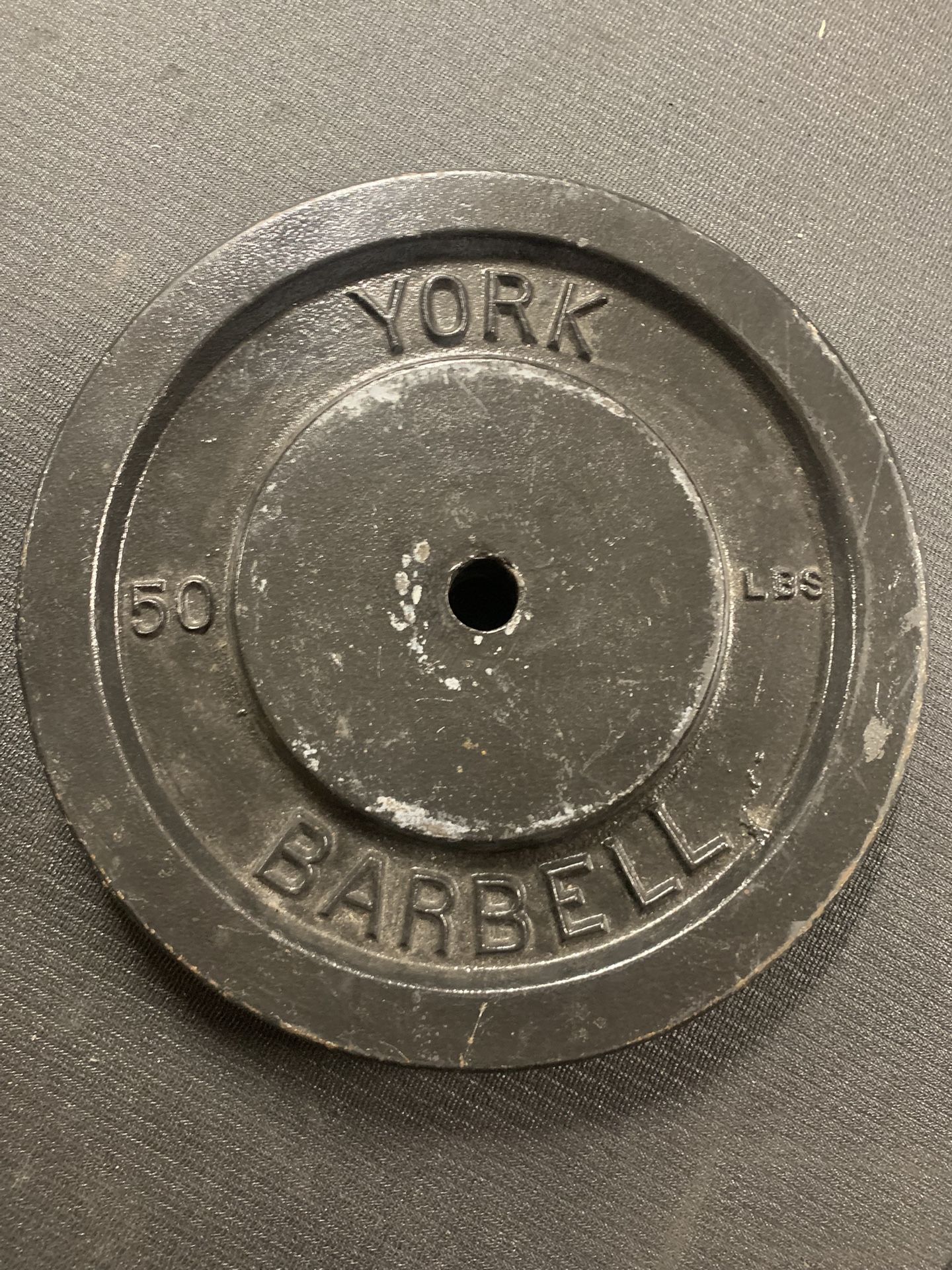 York Barbell 50 LB Standard 1” Weight Plate