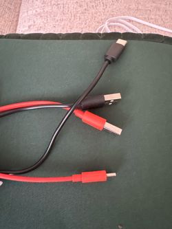 2 Short USB to USB-C Cords