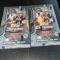 Topps Chrome NFL Hobby box 2 available