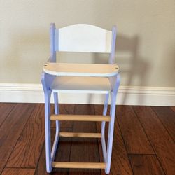 Moover Wooden Baby Doll High chair 