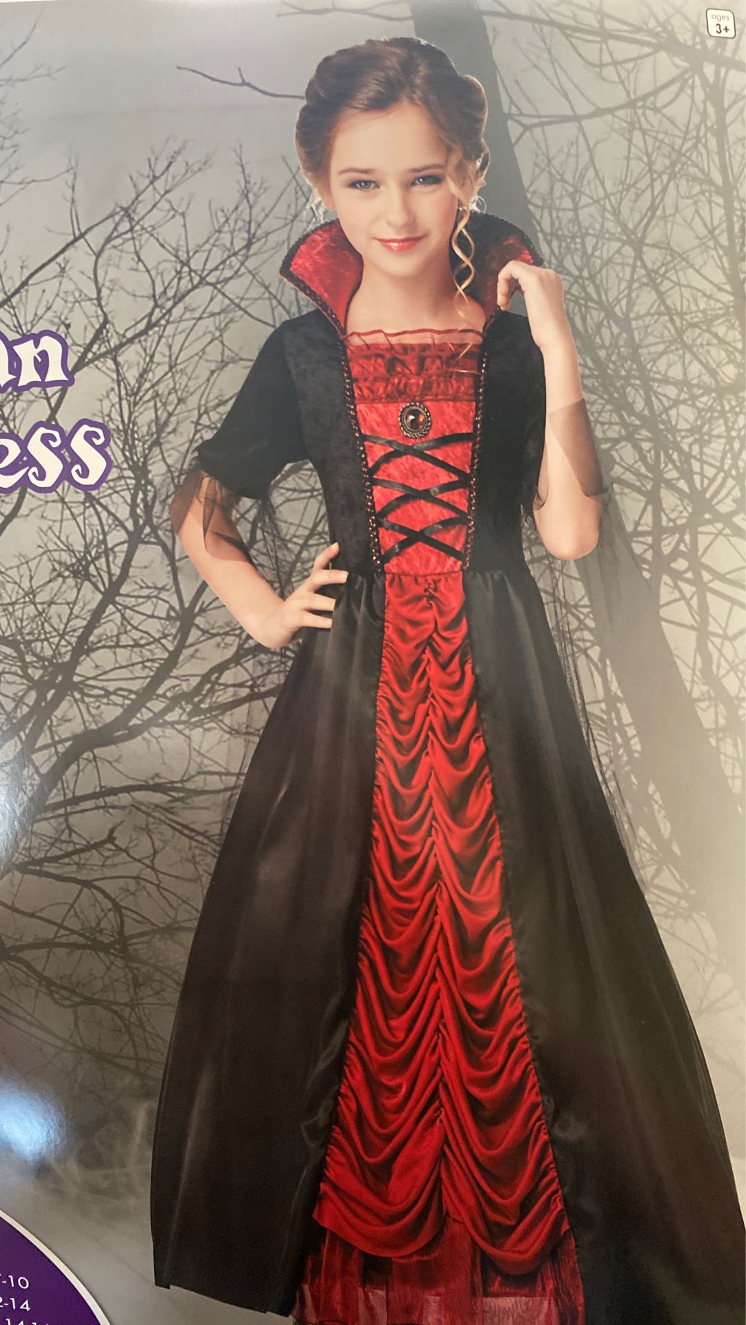 1 Child Large Victorian Dress for $17 HALLOWEEN COSTUME