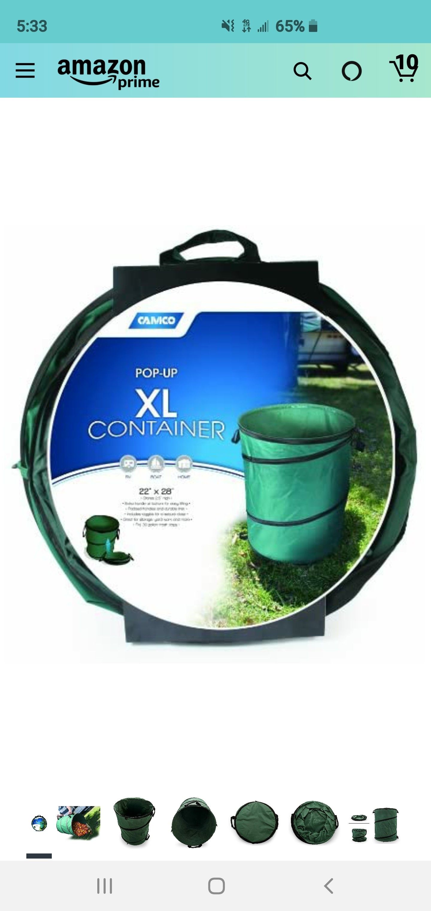 Pop up container "NEW"