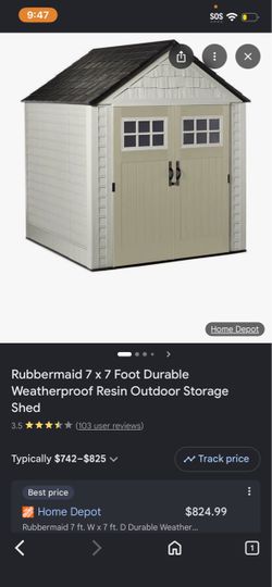Rubbermaid sheds