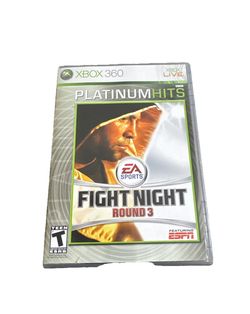 Fight Night Round 3 Microsoft Xbox 360 Boxing Complete PLATNIUMHITS