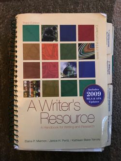 third edition a writer's resource a handbook for writing and resource