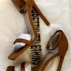 Brand New! PRETTYLITTLETHING Barely There Heels - Size 8