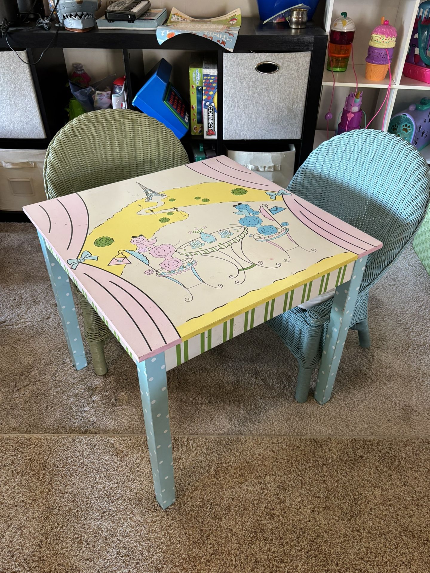 Kids Table & 2 Chairs