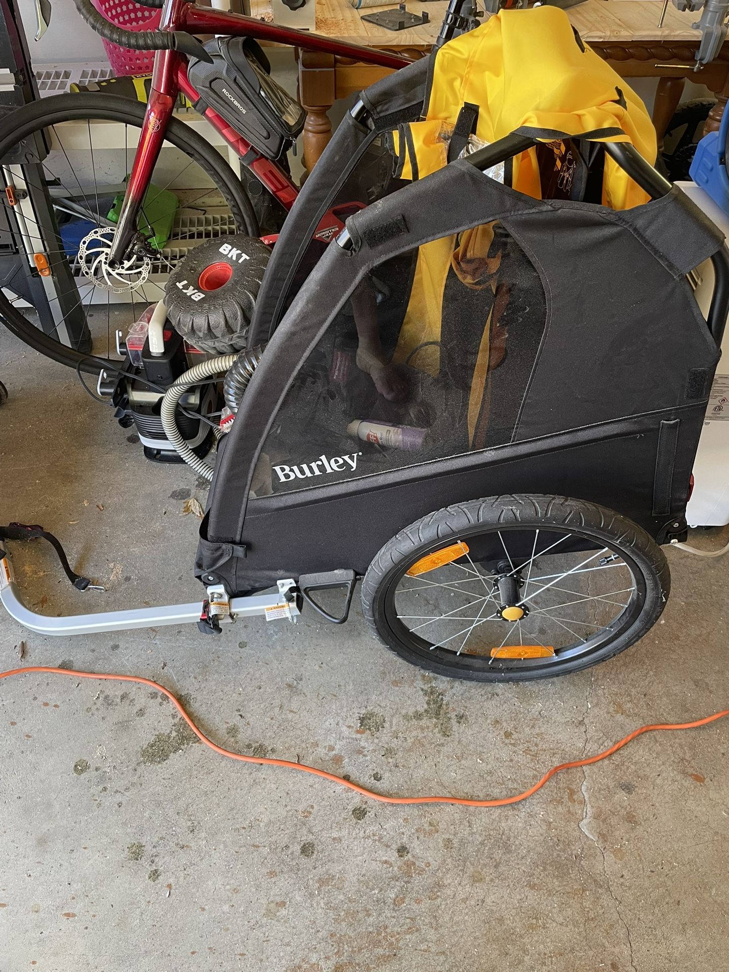 Burley Single Seat Kids Trailer For Bicycle