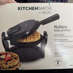 Kitchen Smith Rotating Belgium Waffle Maker