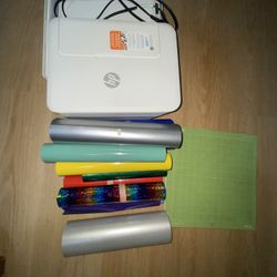 Hp printer , Hp portable desktop , & cricut vinyls