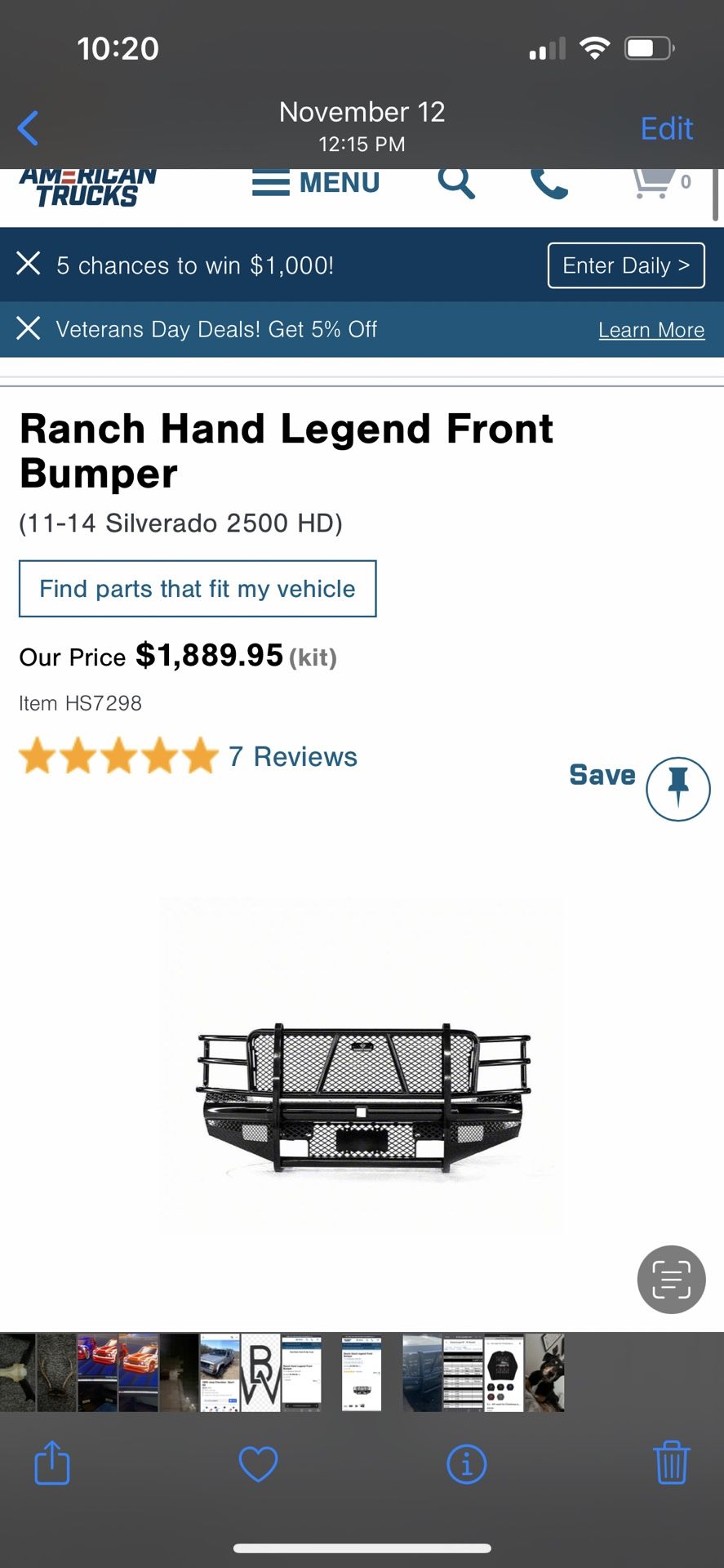 Chevy Ranch Hand Bumpers
