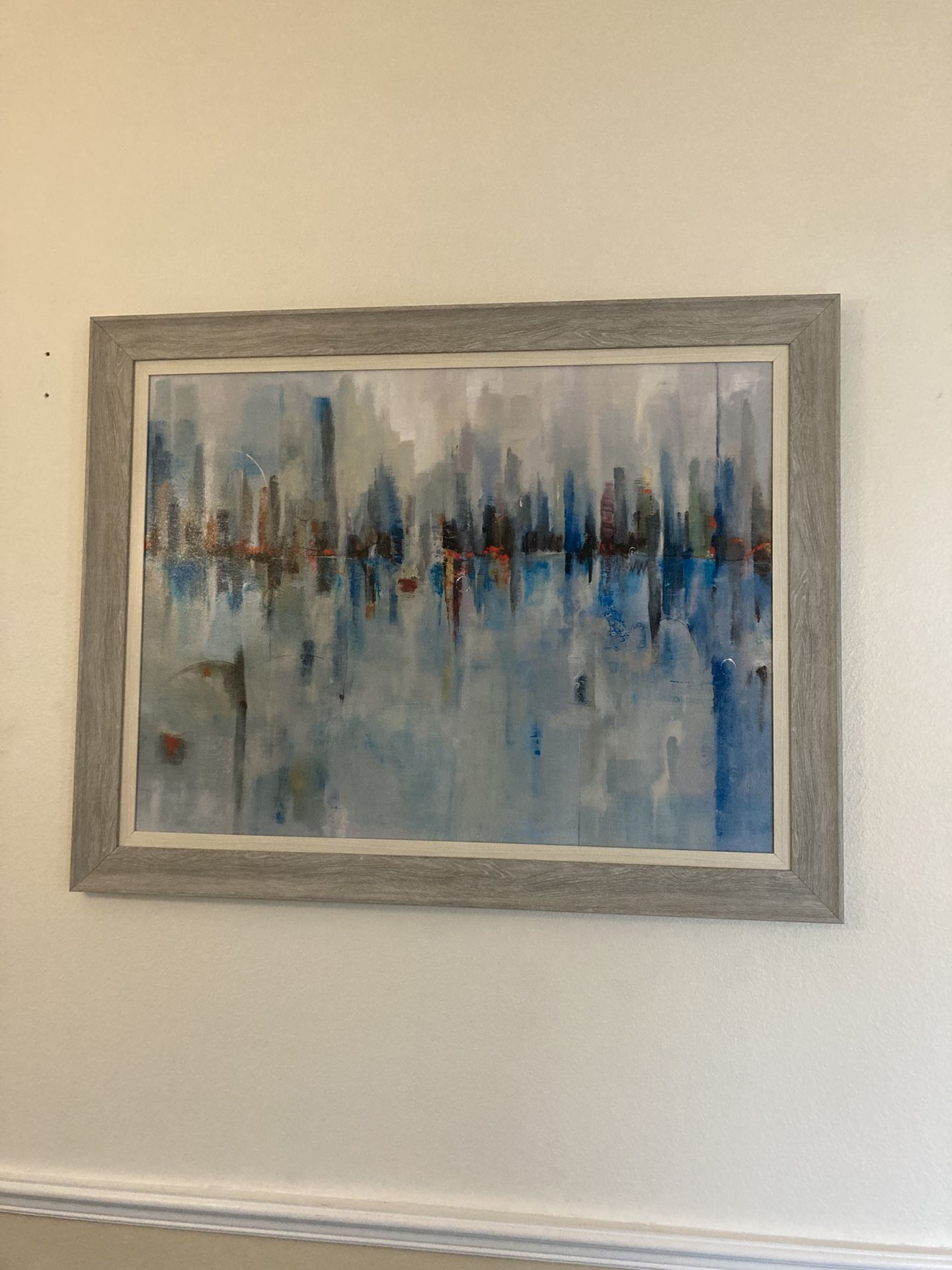 Coastal Framed Canvas Painting