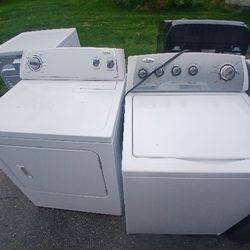 Topload Washer And Dryer Set Available From 300