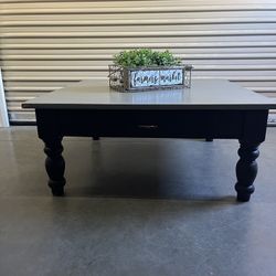 Heavy Solid Wood Farmhouse Coffee Table