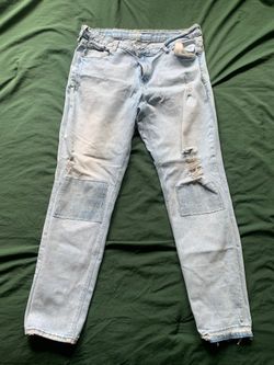 Women’s Old Navy Straight Jeans Size 16 Light Wash 