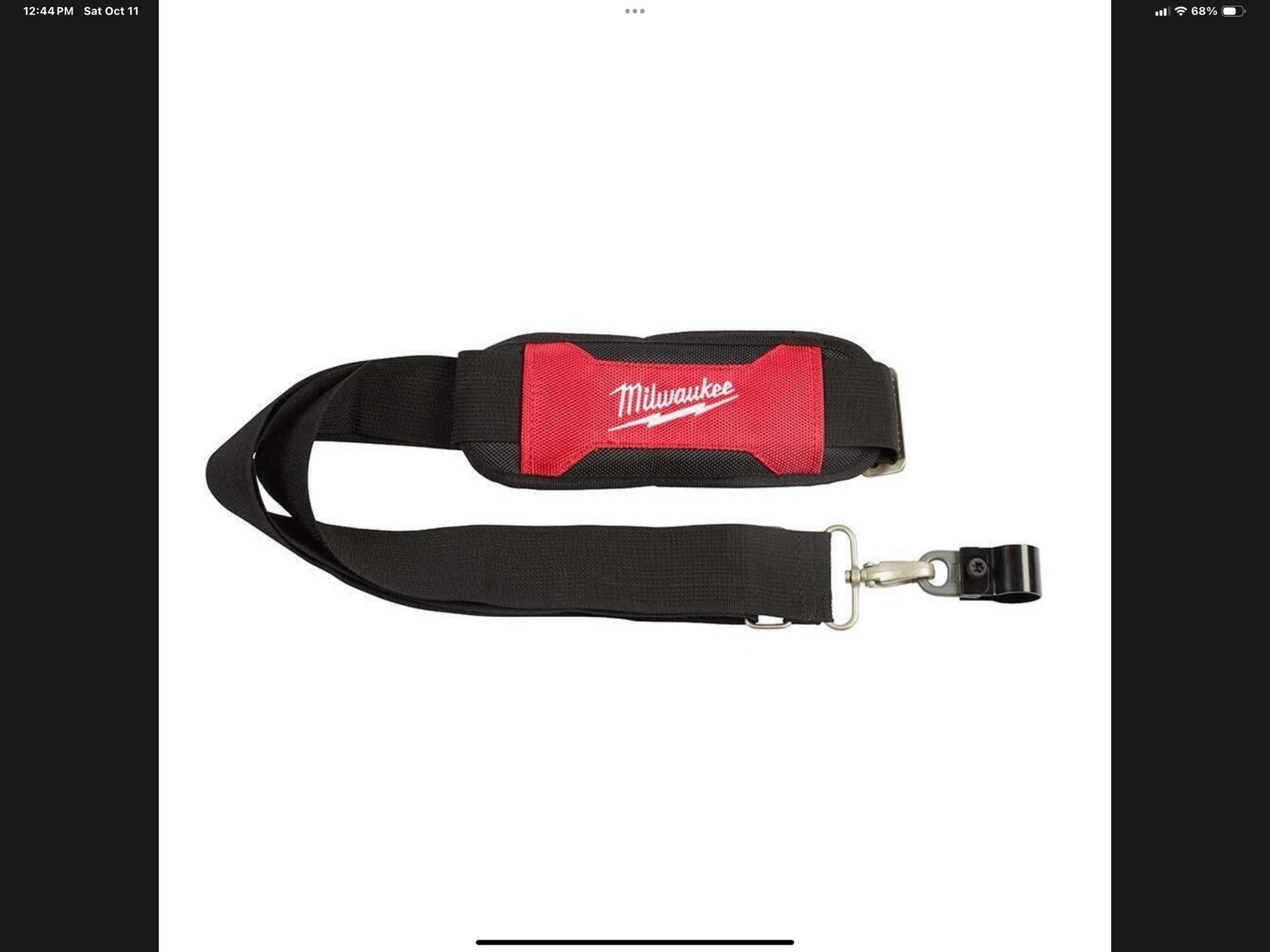 Milwaukee 49-16-2722 Shoulder Strap For M18 Fuel Quik-Lok Power Head System