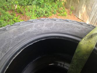 35 in BFG T/A KM3 Mud-Terrain tires
