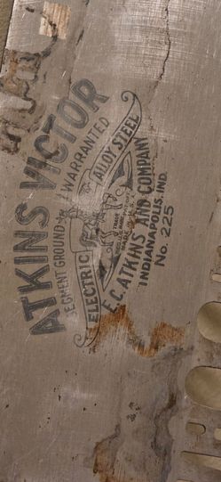 100 year old crosscut saw