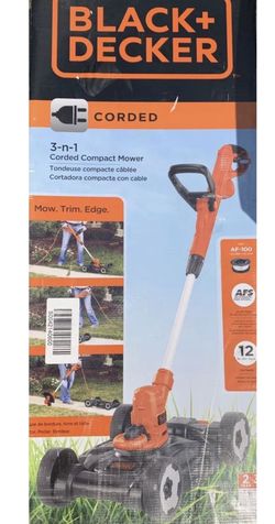 BLACK+DECKER MTE912 12 inch Corded Electric 3-in-1 Trimmer and Mower
