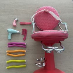 American Girl Doll Hair Dresser Accessories