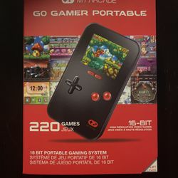 My Arcade Go Gamer Portable - Handheld Gaming System - 220 Retro Style Games - 16 Bit High Resolution - Battery Powered - Full Color Display - Volume