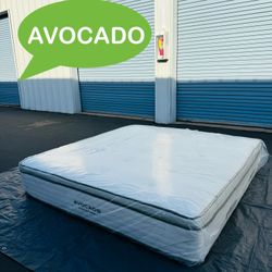 AVOCADO ORGANIC COTTON MATTRESSES NEW QUEEN AND KING SIZE