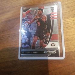 2021 Panini prizm Anthony Edwards rookie Card Mint CONDITION