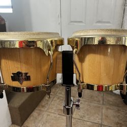 Latin Percussion Bongoes With Stand $100 OBO