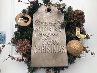 Christmas door decoration