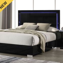 Queen Size Frame And Mattress