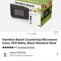 Microwave Hamilton Beach 900wts