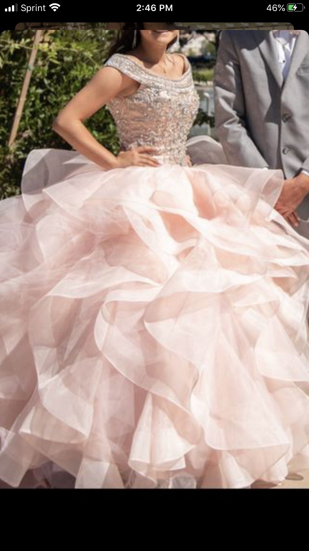 Beautiful Morilee Vizcaya quince dress