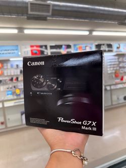 Canon power shot g7x mark III
