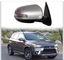 Passenger Right Side Grey Mirror Replacement  For For 2013 2020 Mitsubishi Outla