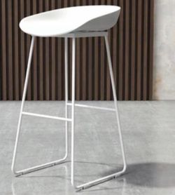 6 White Barstools