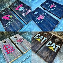 Custom Rustic All Weather Cornhole Boards Bags Games. Rustic RandallsDesigns