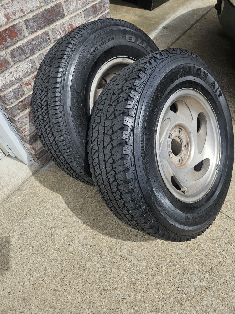 You Get The Tire And Rim
