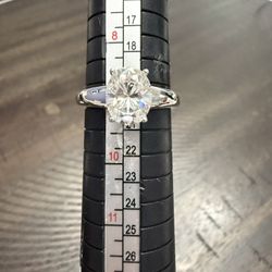925 Sterling Silver Moissanite 4.40 CTW VVSD Color