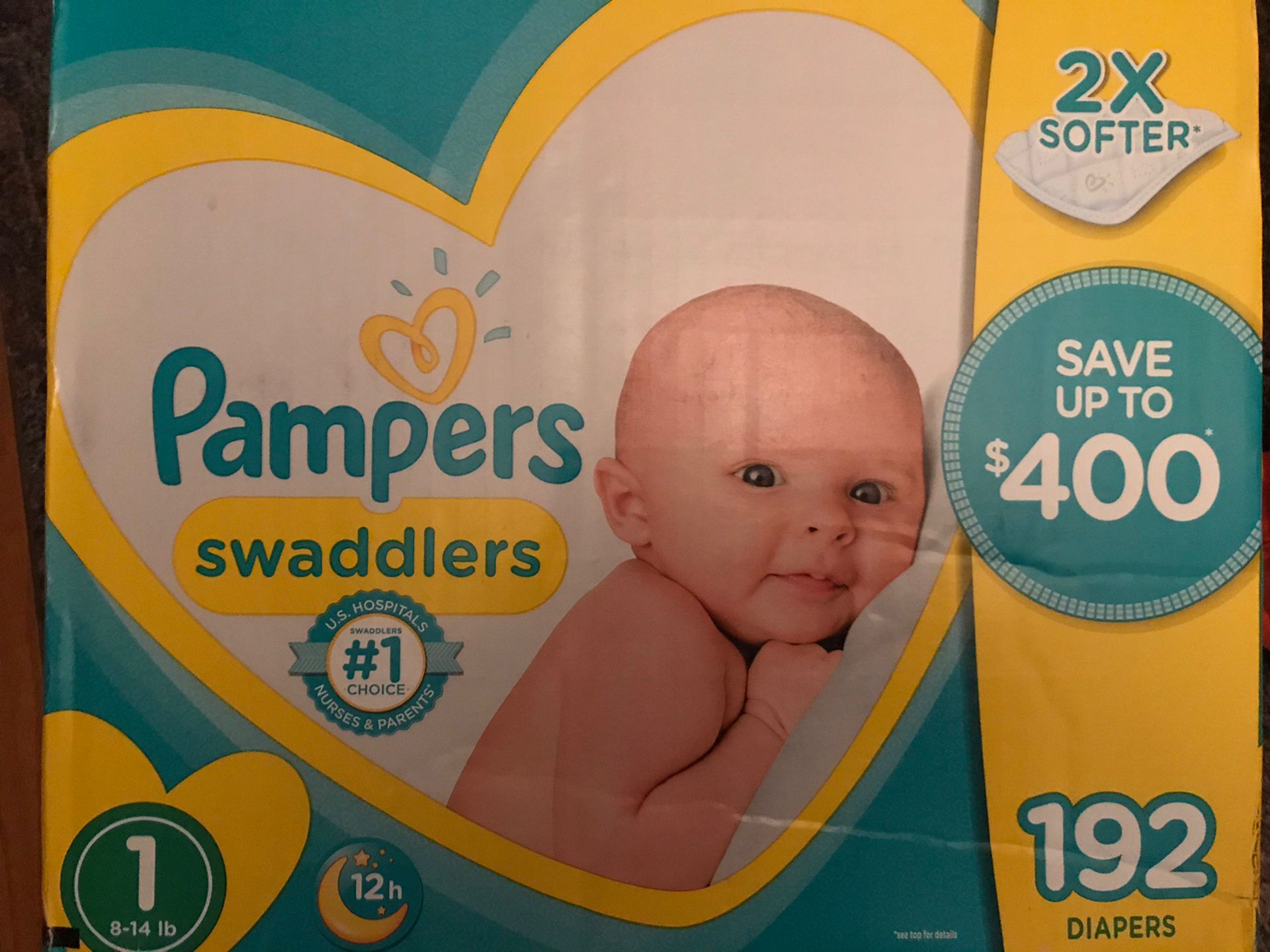 Pampers Swaddlers Size 1 Diapers