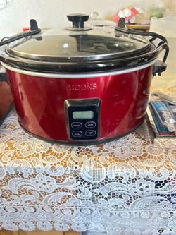 Red crock pot