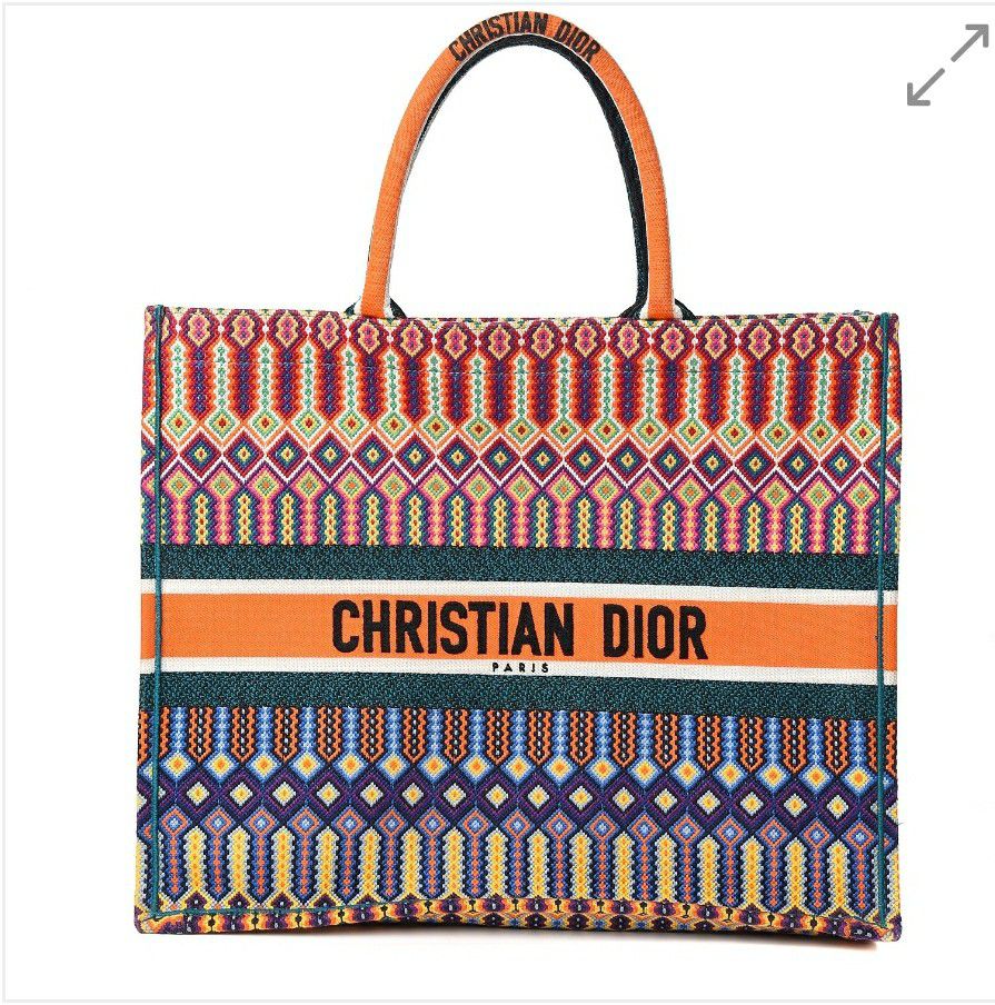 Authentic christian dior tote