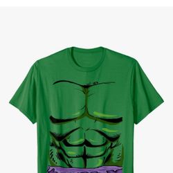 Men's Marvel Hulk T-shirt Costume 