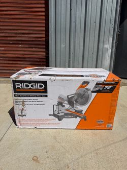 Ridgid 12” dual bebel sliding miter saw